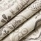 Natural Stain Resistant Performance Toile Print Upholstery Fabric by The Yard - SKU: Grace Fawn